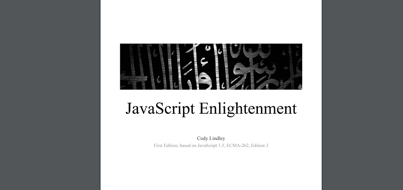 JavaScript Enlightenment