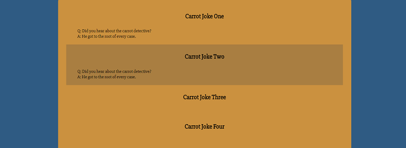 One-Line JQuery Accordion Menu With Animation