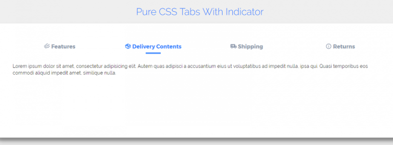 16+ Best CSS Tabs 2024 ------ Free HTML Designs