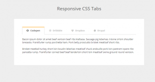 16+ Best CSS Tabs 2024 ------ Free HTML designs