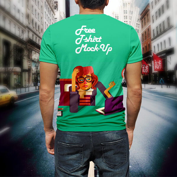 T-Shirt back Mockup