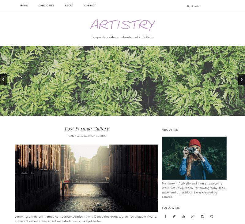 Artistry – Free Responsive Html5 Template