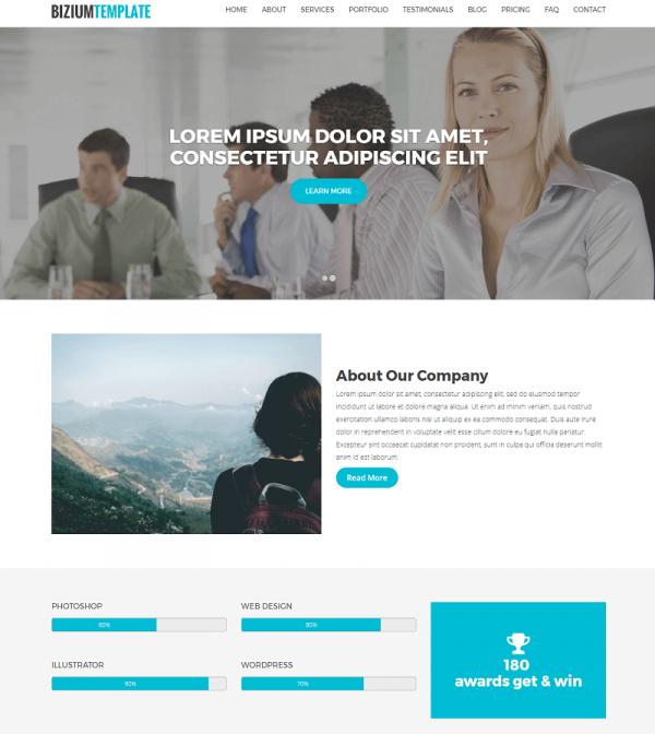 39 Free Business Html Website Templates of this year