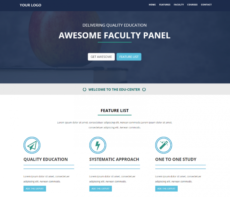 22 Best Free School Html Website Templates 2025