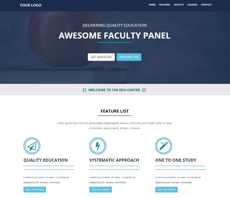 Bs Education Free Css Template