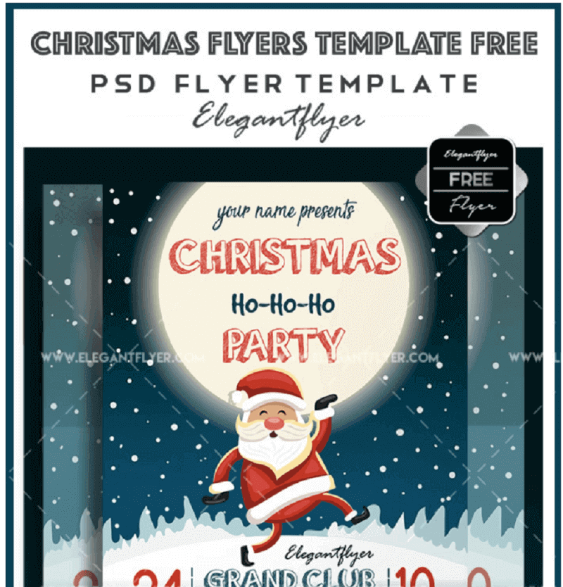 Christmas Flyers Template Free