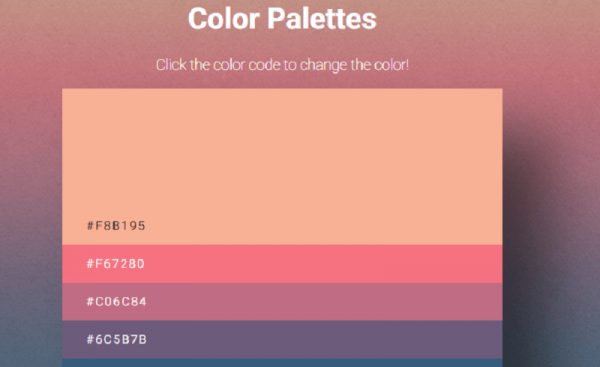 15+ CSS Color Palettes 2024 Free HTML Designs