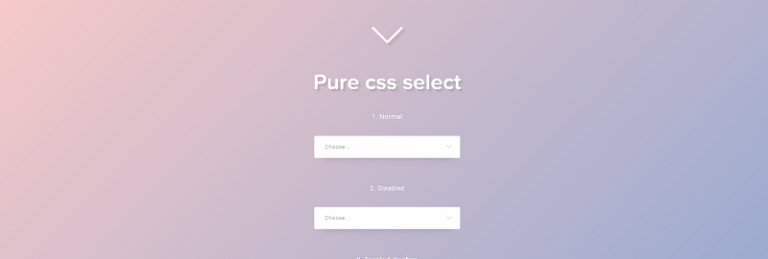 20+ Best CSS Select Boxes 2024 Free HTML Designs