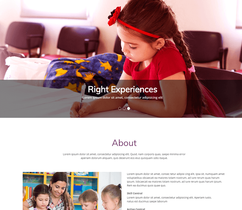 Digi School HTML Website Template