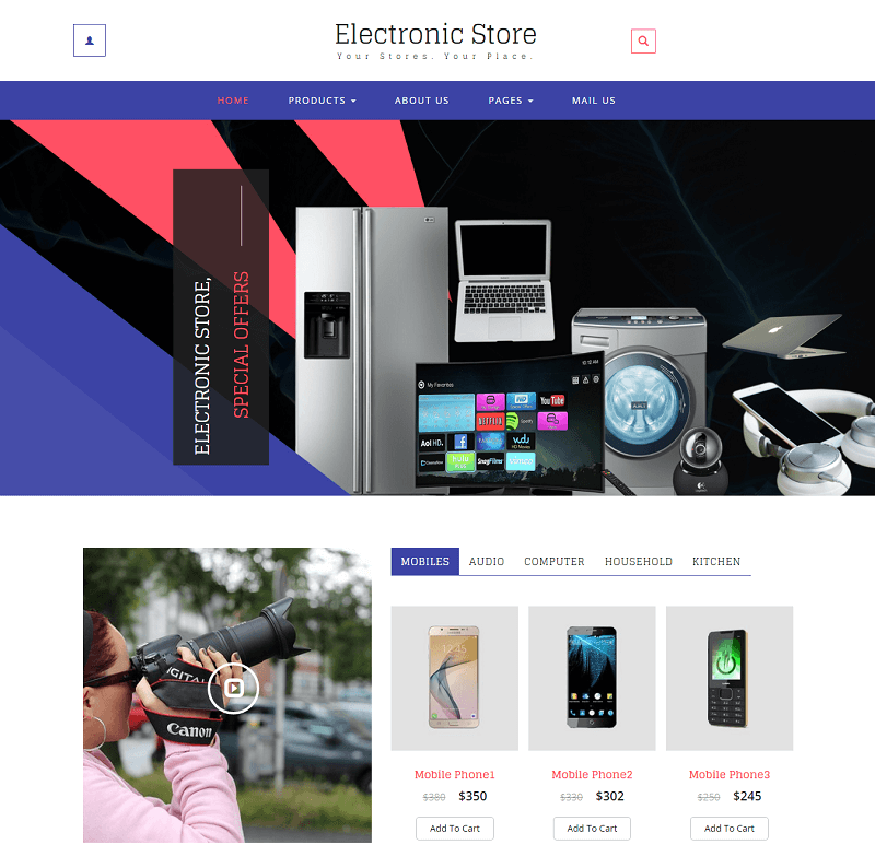 Free Css Templates Ecommerce Free Html Css Templates For Your - Riset