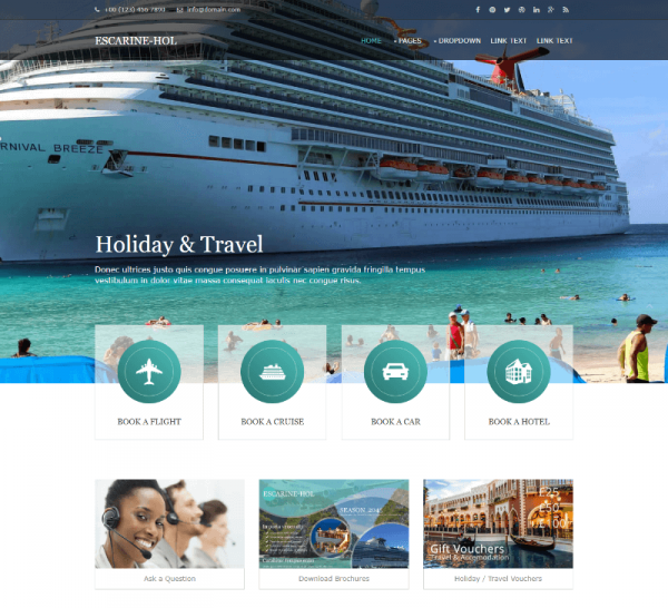 36+ Best Free Travel Html Website Templates 2024