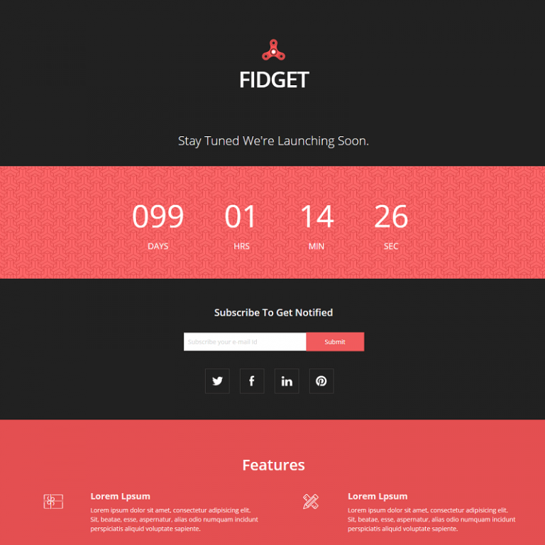 24 Best Free Coming Soon HTML Templates, Under Construction Templates