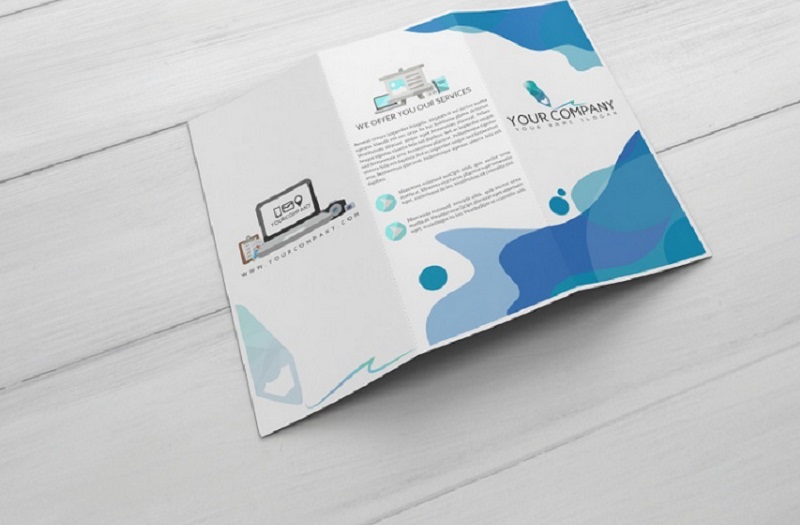 Free TriFold Brochure Mockup