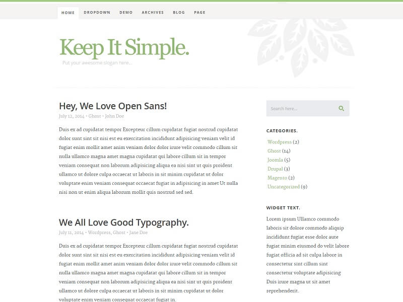 20+ Best Free Blog Html Website Templates 2024 For Blogging Website