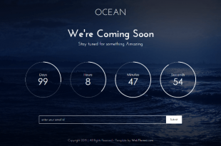Free Coming Soon Html Templates