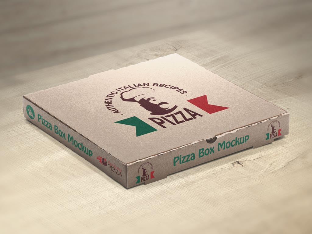 Set of Pizza Box Mockups