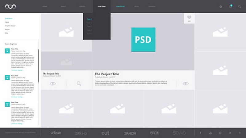 Free Portfolio Archive (PSD)