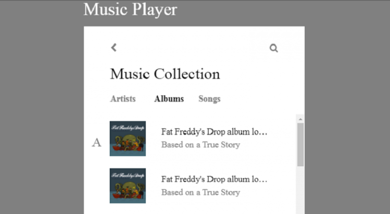 15+ CSS Music Players 2024 Free HTML Designs