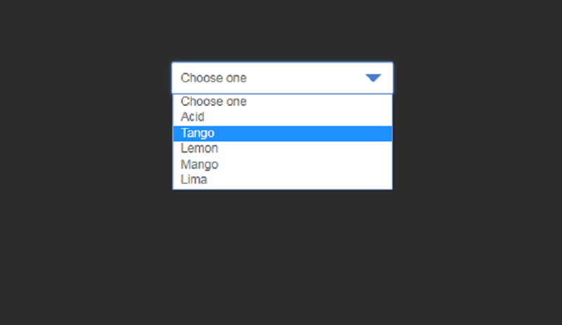 Pure CSS Select With BEM