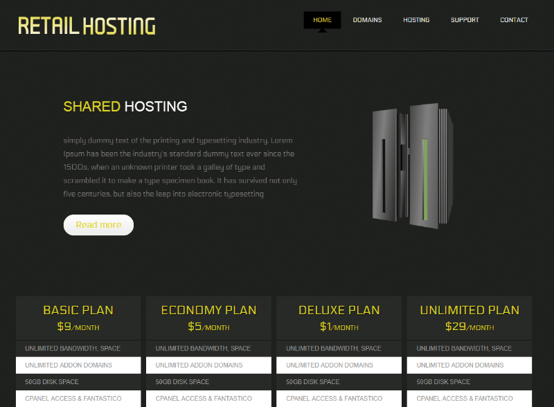 Retail Hosting