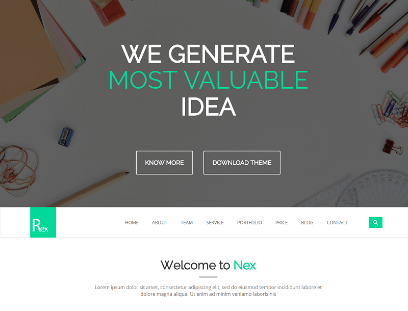  Rex - Free web template