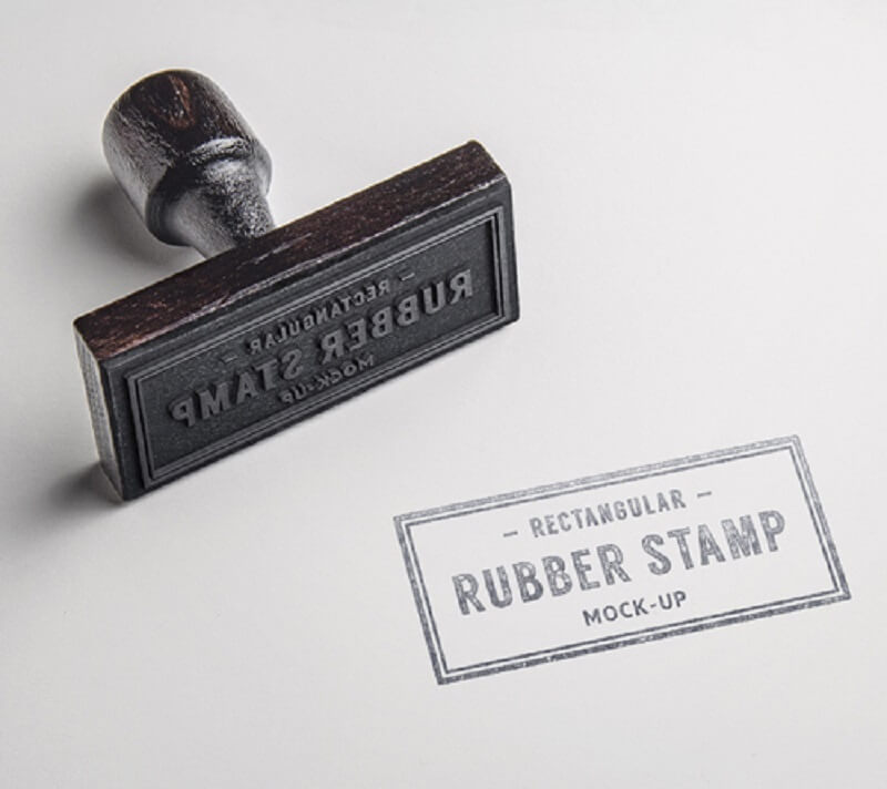 Rubber Stamp PSD MockUp #2