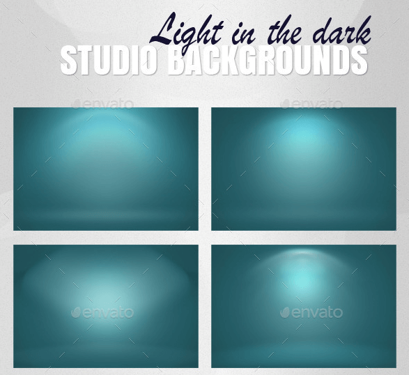 Studio Backgrounds. Light in the Dark
