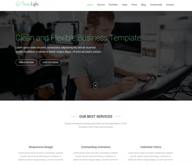 39 Free Business Html Website Templates of this year