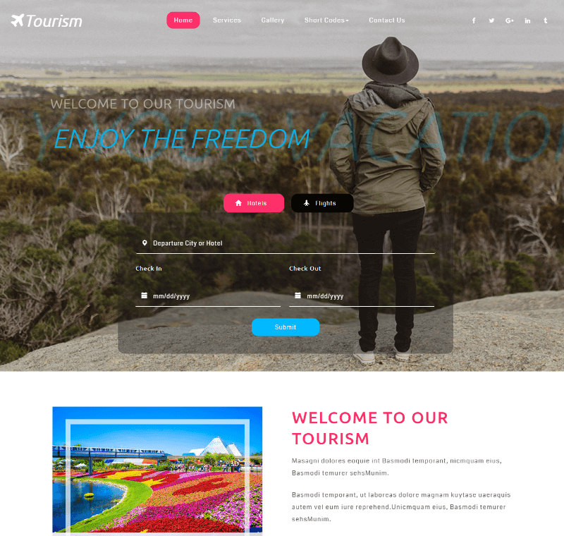 Tourism a Travel Category Flat Bootstrap Responsive Web Template