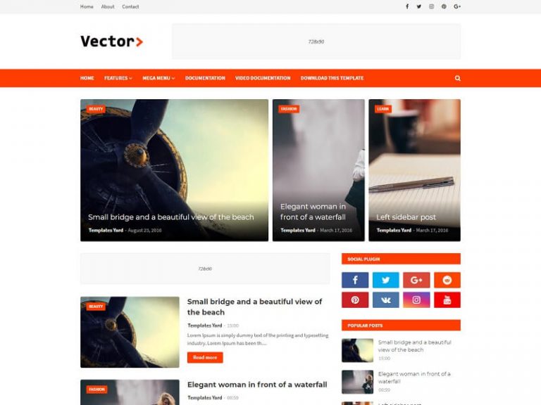 18 Best Free Blog Html Website Templates 2024 For Blogging Website
