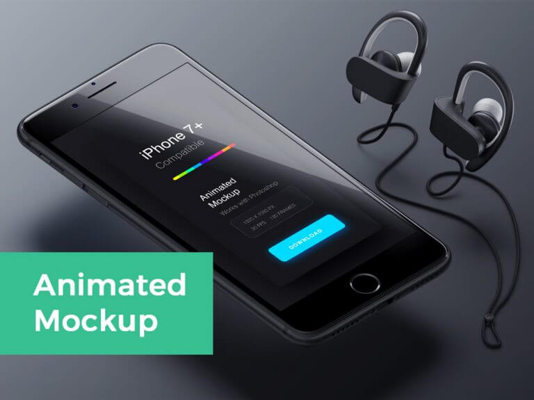 Animated iPhone 7 Mockup