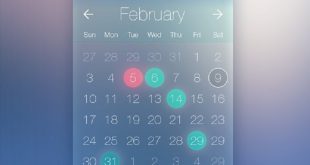Free Calendar PSD Templates