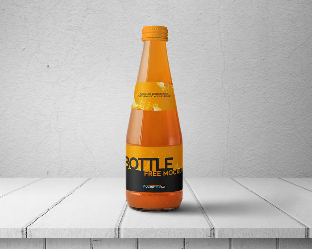 Set of Beverage Bottle Mockups