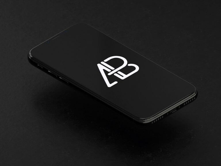 Animated floating iPhone 8 Mockup