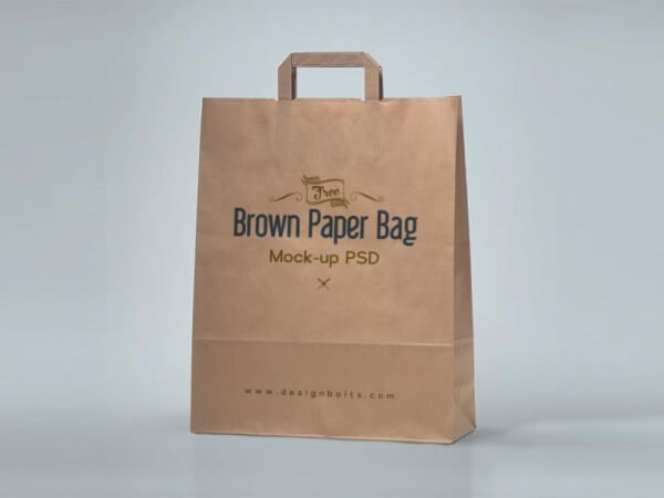 Brown Paper Bag Mockup