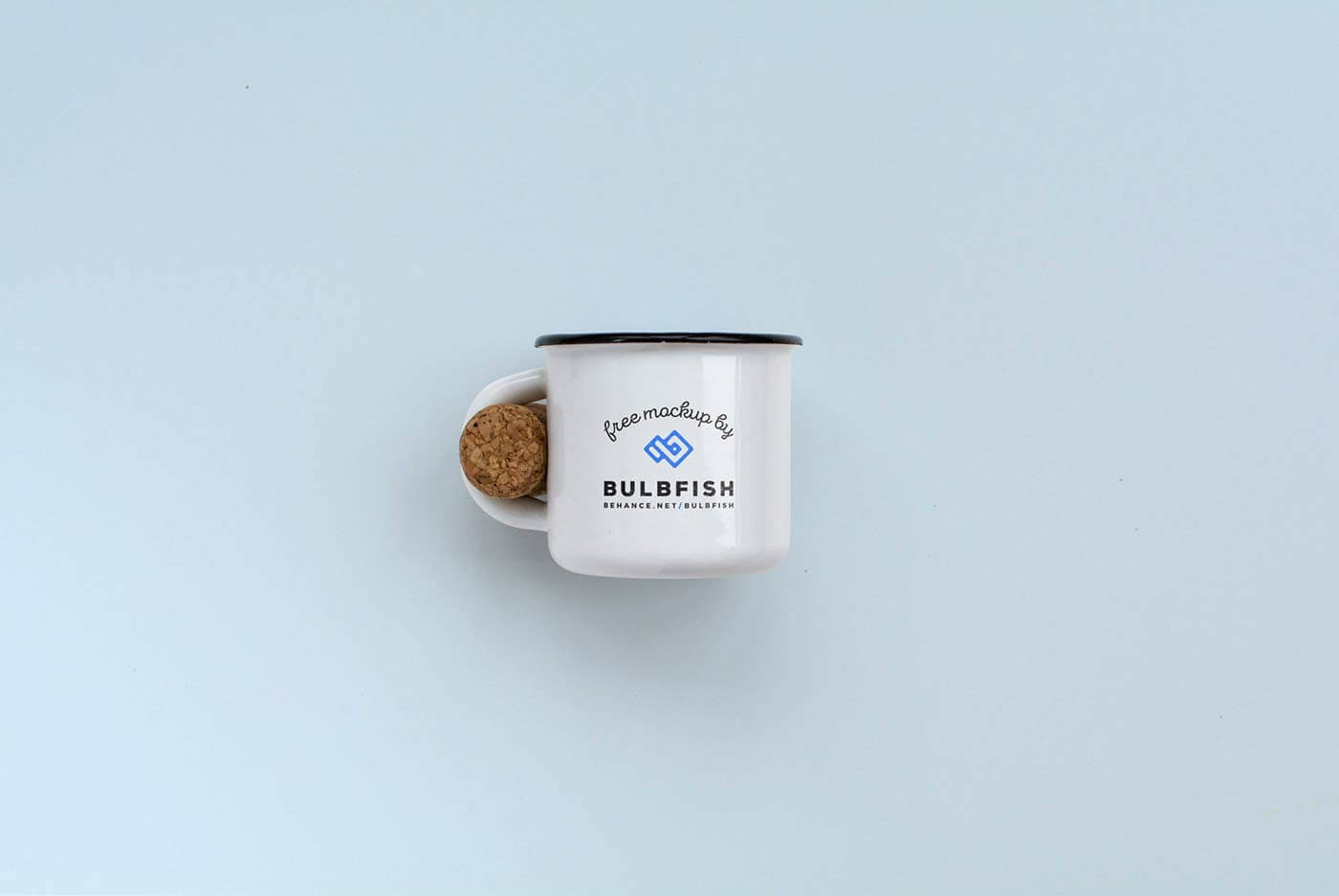 Two Enamel Cup Mockups