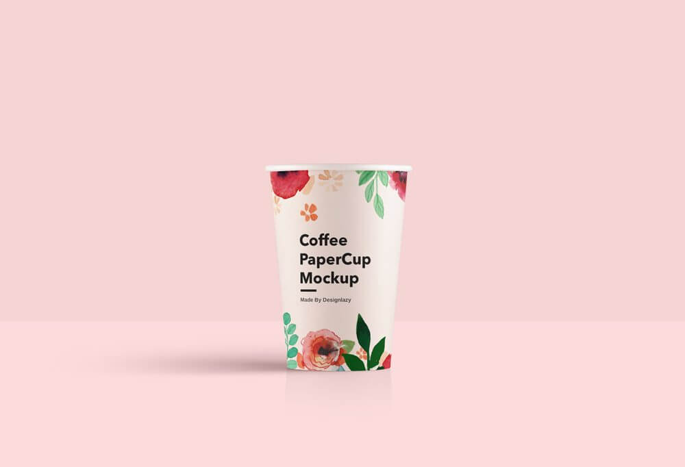 Clean Paper Cup Mockup