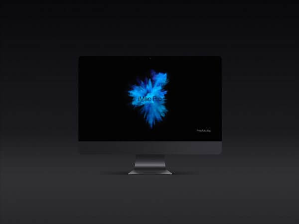 iMac Pro Vector Shapes Mockup