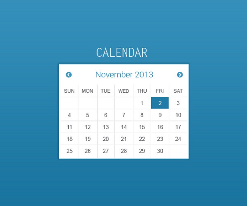 Free Calendar .PSD