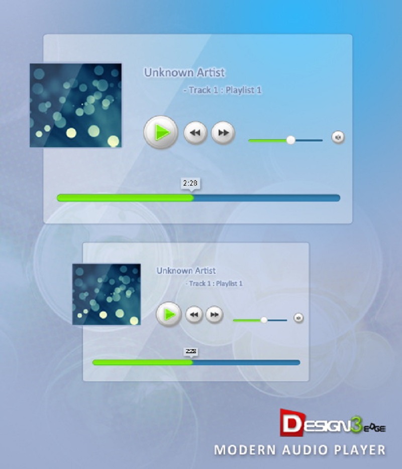 Modern Audio Player