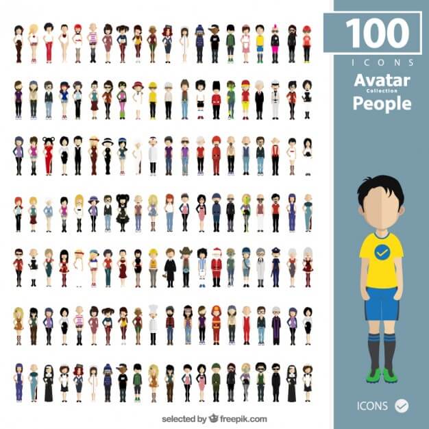People avatars collection