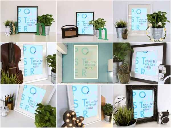 Huge Picture Frame Mockup Bundle