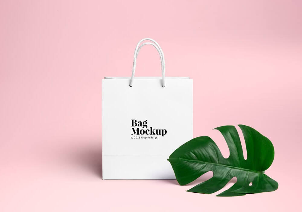 Paper Shopping Bag Mockup