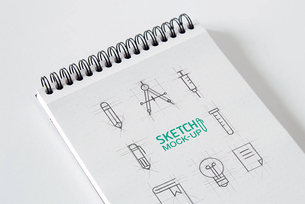 Free Logo sketch mockup on Behance