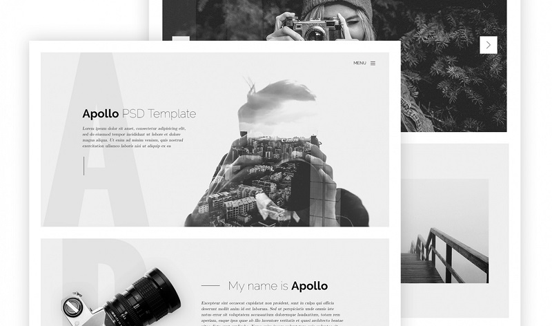 Apollo PSD Template