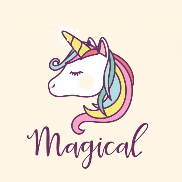 Unicorn background design