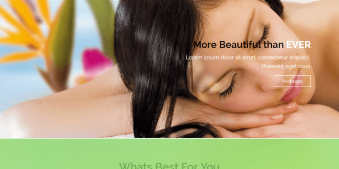 Free Spa Salon Html Website Templates