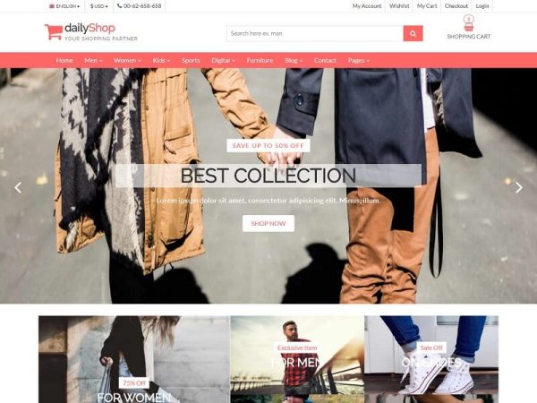 Free Ecommerce HTML Website Templates (Handpicked)