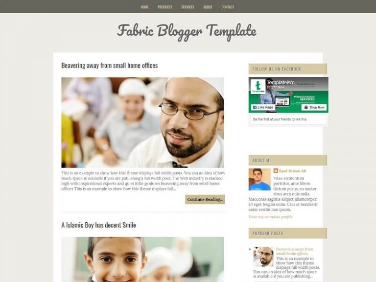 22+ Best Free Responsive Blogger Templates 2025