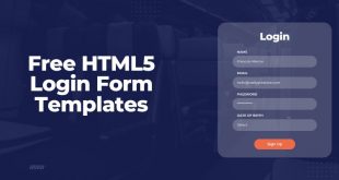 Free HTML5 Login Form Templates